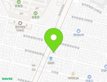 부산광역시 수영구 망미번영로 88 (망미동, 명성유치원) 지도