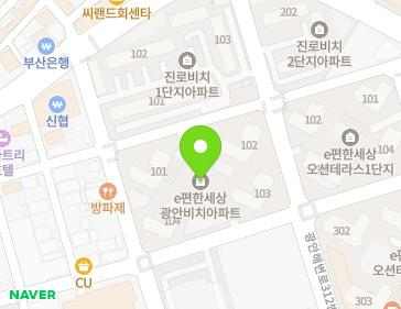 부산광역시 수영구 민락수변로7번길 60 (민락동, e편한세상광안비치) 지도