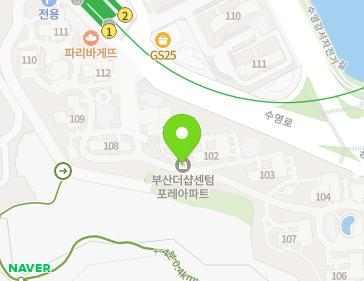 부산광역시 수영구 수영로 776 (민락동, 부산 더샵 센텀포레) 지도