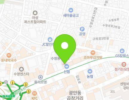 부산광역시 수영구 수영로 711 (수영동) 지도