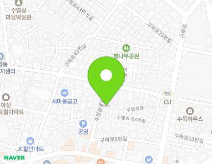 부산광역시 수영구 수영성로13번길 7 (수영동) 지도