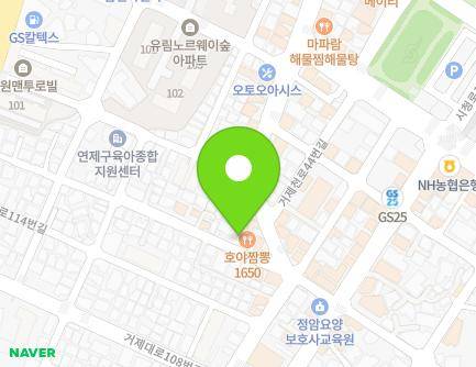 부산광역시 연제구 거제대로118번길 49 (거제동) 지도
