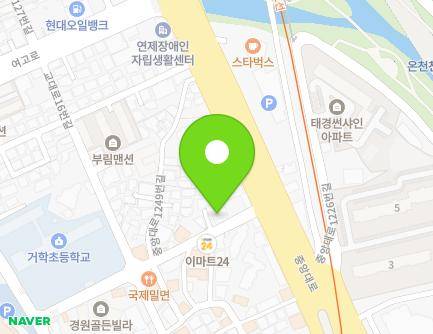 부산광역시 연제구 중앙대로1235번길 8 (거제동) 지도