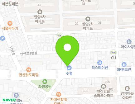 부산광역시 연제구 과정로 224 (연산동, 수협) 지도