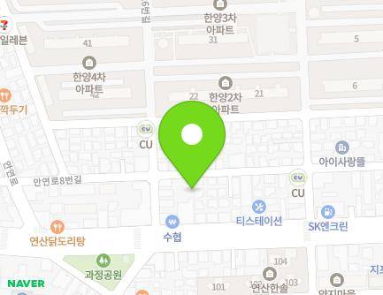 부산광역시 연제구 과정로 222 (연산동) 지도