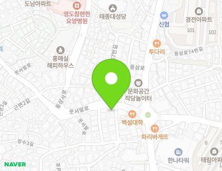 부산광역시 영도구 웃서발로 68 (동삼동) 지도