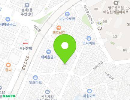 부산광역시 영도구 영봉길 162 (신선동1가) 지도
