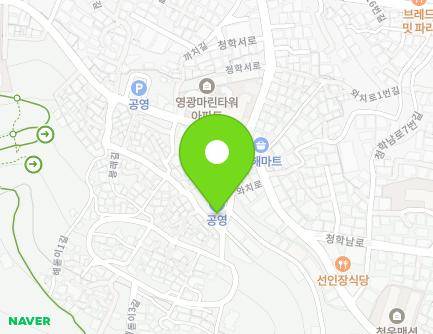 부산광역시 영도구 와치로 2-14 (청학동, 해돋이마을주차장) 지도