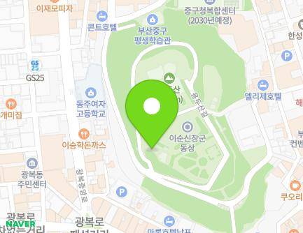 부산광역시 중구 용두산길 35-18 (광복동2가, 정수사) 지도