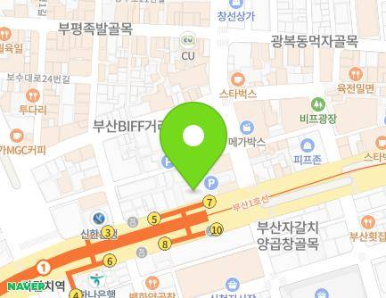 부산광역시 중구 구덕로 74-1 (남포동6가, 유디치과빌딩) 지도