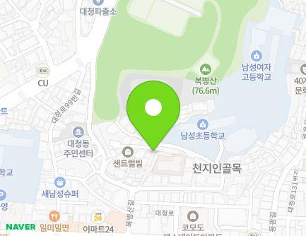 부산광역시 중구 복병산길 33 (대청동1가, 큰마루터기상사업커뮤니티시설) 지도