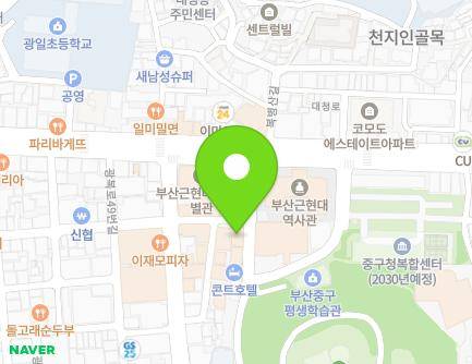 부산광역시 중구 광복중앙로34번길 14 (대청동2가) 지도