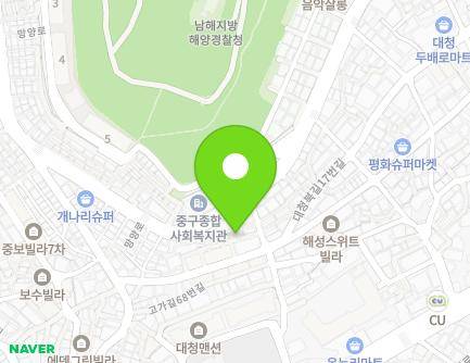 부산광역시 중구 대청북길 11-2 (대청동4가, 신오빌라) 지도
