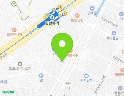 부산광역시 해운대구 윗반송로31번길 57-9 (반송동, 도원주택) 지도