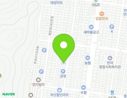 부산광역시 해운대구 재반로225번길 16-53 (반여동) 지도