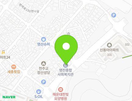 부산광역시 해운대구 반여로 165 (반여동, 영진종합사회복지관) 지도