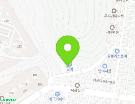 부산광역시 해운대구 재반로211번길 62 (반여동, 반여2동제1공영주차장) 지도