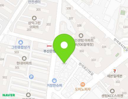 부산광역시 해운대구 선수촌로 8-19 (반여동, 맘어린이집) 지도