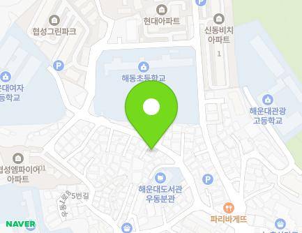 부산광역시 해운대구 우동1로 95-1 (우동, 금일세탁) 지도