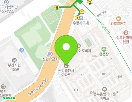 부산광역시 해운대구 해운대로394번길 23 (우동, 센텀엘카사) 지도