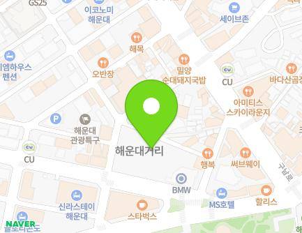 부산광역시 해운대구 해운대해변로265번길 9-17 (우동, 호텔2NE1) 지도