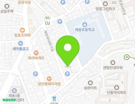 부산광역시 해운대구 재반로64번가길 14-4 (재송동) 지도