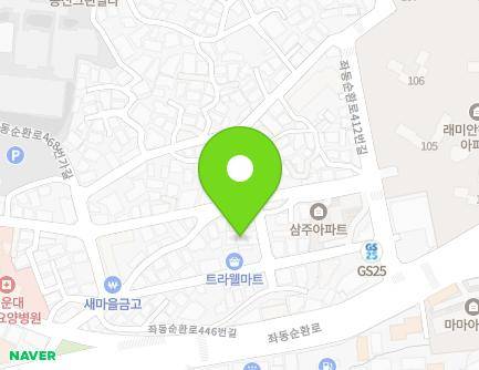 부산광역시 해운대구 좌동순환로468번길 60-5 (중동) 지도