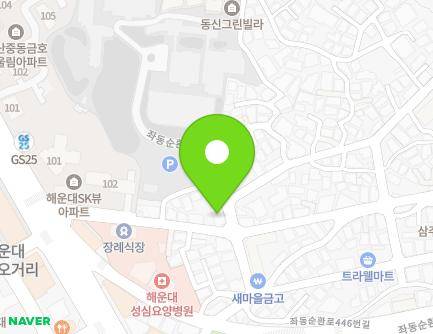 부산광역시 해운대구 좌동순환로468번길 29 (중동, 중일유치원) 지도