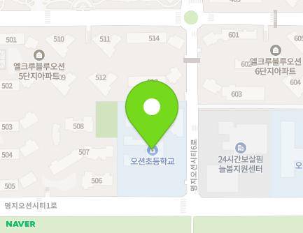 부산광역시 강서구 명지오션시티6로 72 (명지동, 오션초등학교) 지도