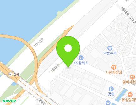 부산광역시 사상구 낙동대로 1516 (삼락동, 황태고을) 지도