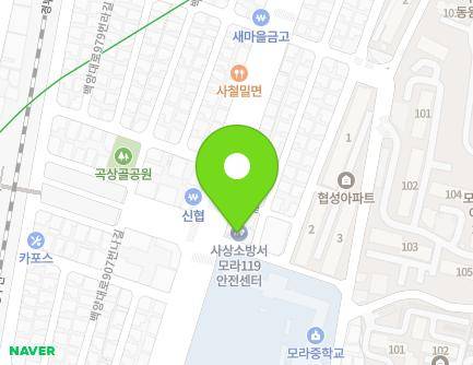 부산광역시 사상구 백양대로 950 (모라동, 사상모라119안전센터) 지도