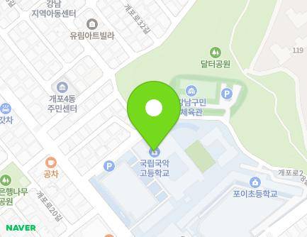 서울특별시 강남구 개포로22길 65 (개포동, 국악고등학교) 지도