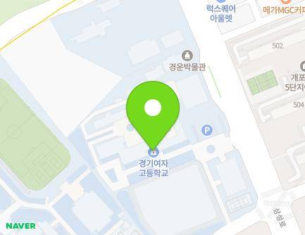 서울특별시 강남구 삼성로 29 (개포동, 경기여자고등학교) 지도