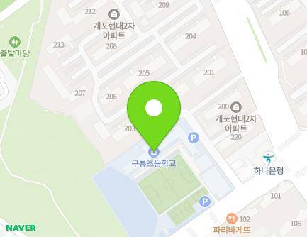 서울특별시 강남구 개포로 263 (개포동, 구룡초등학교) 지도