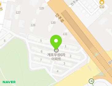 서울특별시 강남구 언주로 3 (개포동, 우성6차아파트) 지도