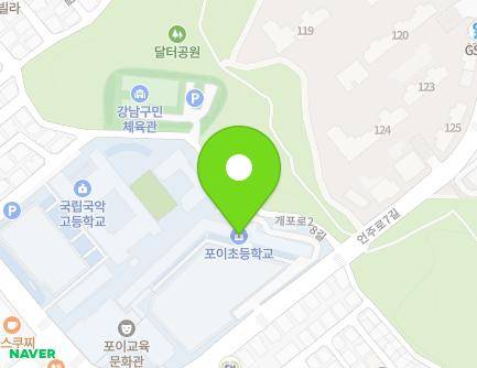 서울특별시 강남구 개포로22길 87 (개포동, 포이초등학교) 지도