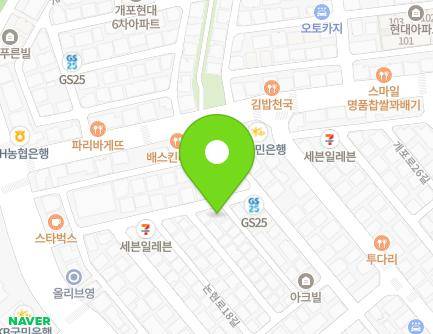 서울특별시 강남구 논현로18길 22 (개포동) 지도