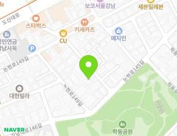 서울특별시 강남구 도산대로12길 24 (논현동, B718) 지도