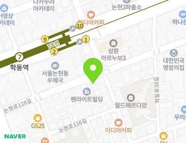 서울특별시 강남구 논현로128길 24 (논현동, JSM빌딩) 지도
