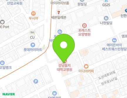 서울특별시 강남구 도산대로 202 (논현동, 강남을지병원) 지도