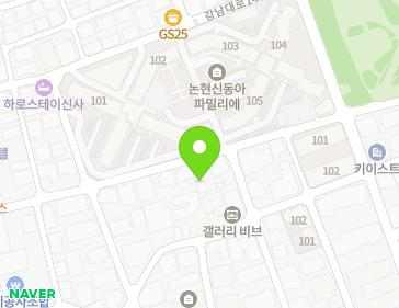 서울특별시 강남구 강남대로140길 26 (논현동, N234) 지도