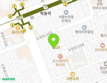 서울특별시 강남구 학동로30길 16 (논현동, 남강빌딩) 지도