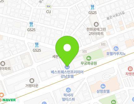 서울특별시 강남구 봉은사로 139 (논현동, 베스트웨스턴 강남호텔) 지도
