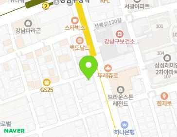 서울특별시 강남구 선릉로 661 (논현동, 석영빌딩) 지도