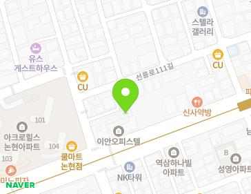 서울특별시 강남구 봉은사로43길 6-6 (논현동, 이안논현빌라트) 지도