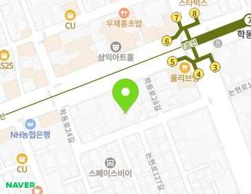 서울특별시 강남구 논현로127길 14 (논현동, 유로타워) 지도