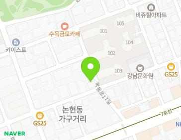 서울특별시 강남구 학동로17길 13 (논현동, 인본) 지도