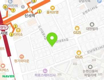 서울특별시 강남구 도산대로4길 15 (논현동, 큐브타워) 지도