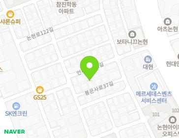서울특별시 강남구 언주로121길 17 (논현동, 파인시티(FineCity)) 지도