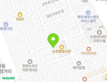 서울특별시 강남구 논현로118길 20 (논현동) 지도